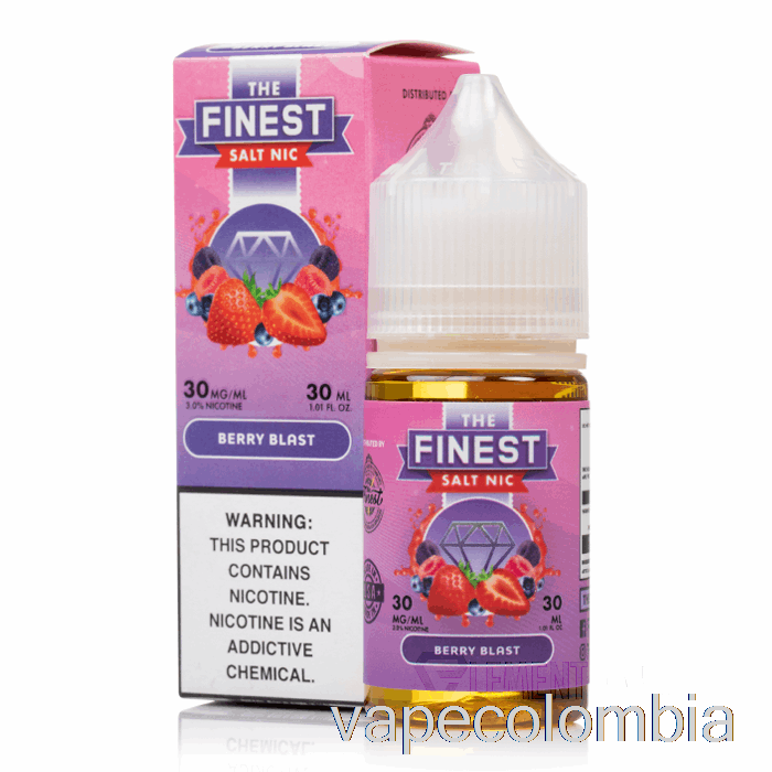 Vape Recargable Berry Blast - La Mejor Edición De Frutas Salt Nic - 30ml 30mg